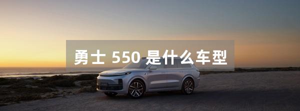 勇士 550 是什么车型