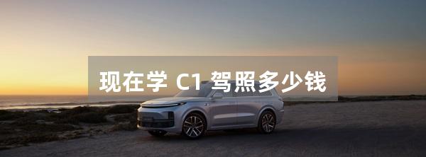 现在学 C1 驾照多少钱