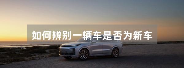 如何辨别一辆车是否为新车