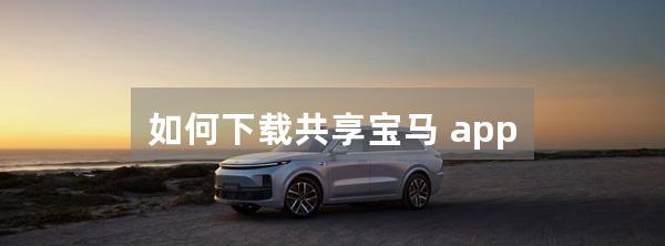 如何下载共享宝马 app