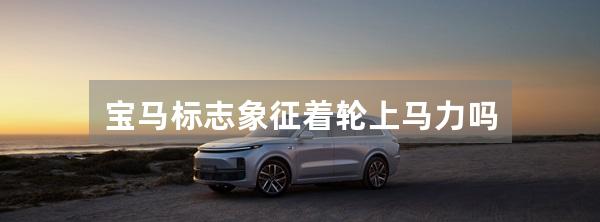 宝马标志象征着轮上马力吗