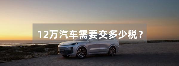 12万汽车需要交多少税?