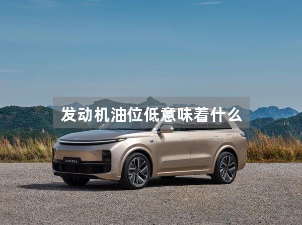 发动机油位低意味着什么